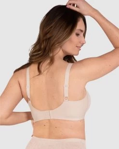 Naturana Side Smoother Padded Wireless Bra Beige -Fashion underwear NaturanaSideSmoothingSoftCupWirelessPaddedBra3