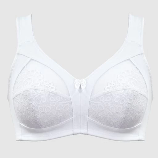 Naturana Wide Strap Soft Cup Wirefree White 8 Naturana Wide Strap Soft Cup Wirefree White - Image 6