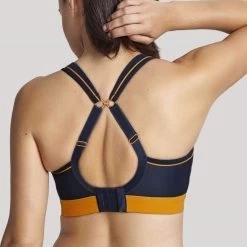 Panache Sports Non Wired Navy Orange -Fashion underwear PanacheNonWiredNavy Orange3