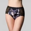 The Knicker Precision Lace Full Brief Midnight Blooms -Fashion underwear PrecisionLace Full Brief Midnight Blooms 600x600 1