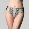 Precision Lace Hi Cut Brief Ivory Snake -Fashion underwear PrecisionLace Hi Cut Ivory Snake 600x600 1