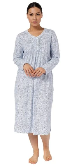 Confetti Crochet Nightie Mid / Blue