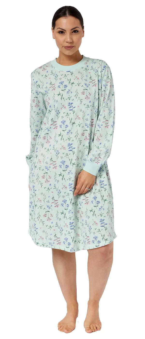 MEADOW SKI NIGHTIE / SAGE