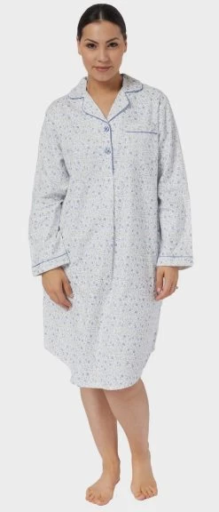 Apple Blossom Nightshirt Blue