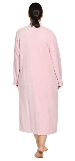 Zip Embroidery Gown -Fashion underwear SK918 20PINK 02