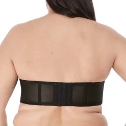 ELOMI Smooth Moulded Strapless Black -Fashion underwear Smooth Black Underwired Moulded Strapless Bra5