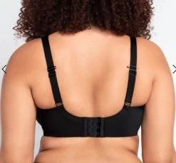 Curvy Kate Smoothie T-Shirt Plunge Bra Black -Fashion underwear SmoothiePlungeTShirtBraCurvyKate4
