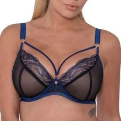 Curvy Kate Submission Plunge Black/blue