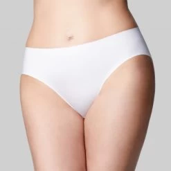 Precision Hi Cut Brief White