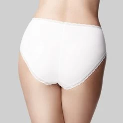 Cotton Classic Hi Cut Brief White -Fashion underwear T21017 Cotton HiCut Nude 663 1024x1024 1