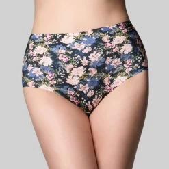 Precision Full Brief Floral Navy