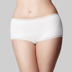 Cotton Classic Boyshort White