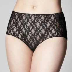 Classic Lace Full Brief Black