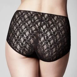 Classic Lace Full Brief Black -Fashion underwear TK Classic lace blk fullbrief 03