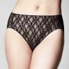 Classic Lace Hi Cut Brief Black -Fashion underwear TK Classic lace blk hicutbrief 01