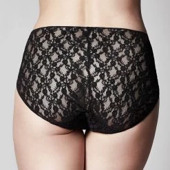 Classic Lace Hi Cut Brief Black -Fashion underwear TK Classic lace blk hicutbrief 03