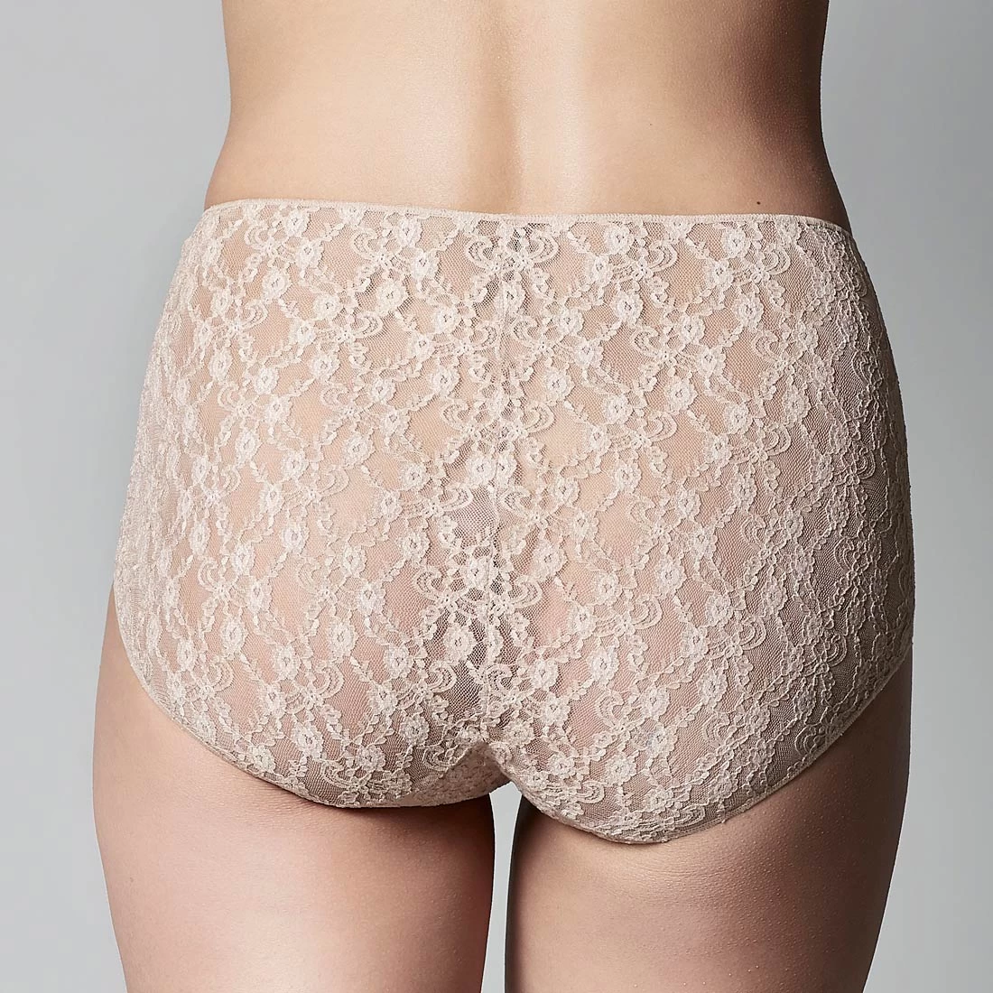 Classic Lace Full Brief Nude 5 Classic Lace Full Brief Nude - Image 3