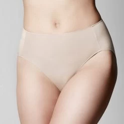 Classic Hi Cut Brief Nude