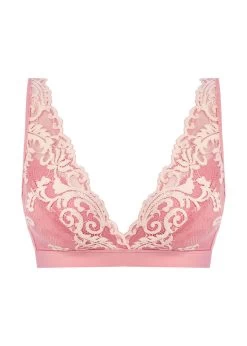 Wacoal Instant Icon Bralette Crystal Pink -Fashion underwear WA810322 962 cut Wacoal Instant Icon Bridal Rose Crystal Pink Bralette
