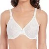 Wacoal Halo Lace Moulded Bra Ivory -Fashion underwear WA851205 IVY primary Wacoal Halo Lace Ivory Underwire Bra