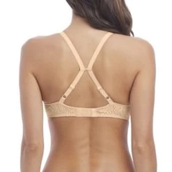 Wacoal Halo Lace Moulded Bra Nude -Fashion underwear WA851205 NUE alt2 Wacoal Lingerie Halo Lace Naturally Nude Moulded Underwired Bra