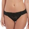 Wacoal Halo Lace Brief -Fashion underwear WA878205 BLK primary Wacoal Lingerie Halo Lace Black Bikini Brief