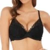 Wacoal Raffine Plunge Push Up Bra Black 1 Wacoal Raffine Plunge Push Up Bra Black -Fashion underwear WE148003 BLK primary Wacoal Lingerie Raffine Black Plunge Push Up Bra