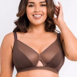 Curvy Kate Get Up And Chill Bralette Cocoa