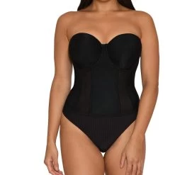 Curvy Kate Basque Strapless Black