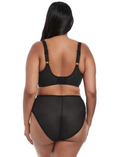Elomi Charley Plunge Stretch Bra Black -Fashion underwear el charley black uw plunge bra stretch el4382 high leg brief el4386 f.jpgb 1