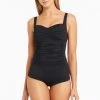 Essentials Twist Front Multifit Boyleg One Piece