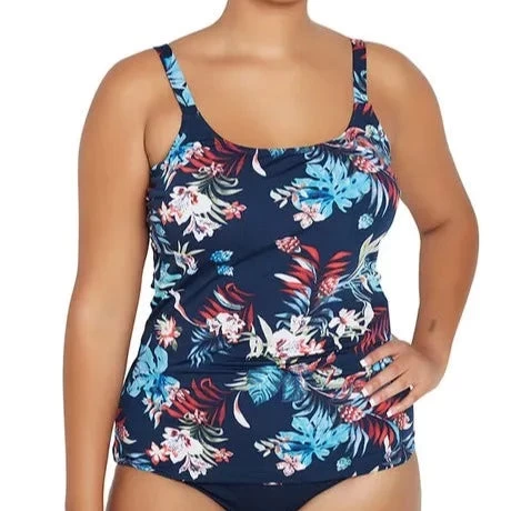 Genevieve Scoop Neck Tankini Botanica 3 Genevieve Scoop Neck Tankini Botanica