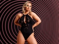 Curvy Kate Indulgence Bodysuit Black/Latte -Fashion underwear indulgence black 5