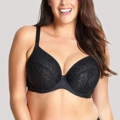 Panache Roxie Plunge Bra Black