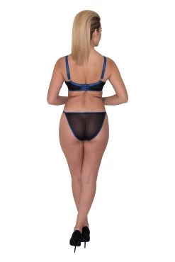 Curvy Kate Submission Plunge Black/blue -Fashion underwear submission blue bra brief b