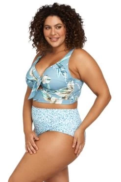 Figaro High Waist Swim Pants / Reversible -Fashion underwear unnamed 12